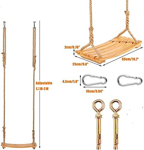 Vue 2 de Balancoire Exterieure En Bois