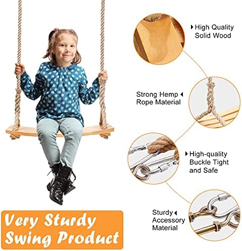 Vue 4 de Balancoire Exterieure En Bois