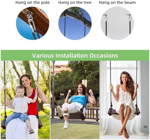 Vue 4 de Balancoire Bois Grand Siege