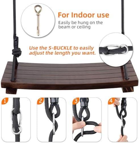 Vue 6 de Balancoire Bois Grand Siege