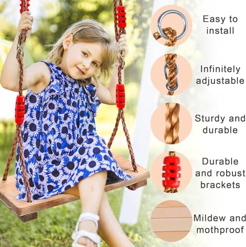 Vue 6 de Balancoire Exterieur En Bois