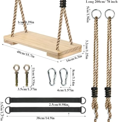 Vue 2 de Balancoire Bois Balancoire Exterieur