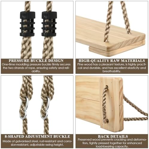 Vue 3 de Balancoire Bois Balancoire Exterieur