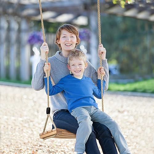 Vue 2 de Balancoire Exterieur Bois Enfant