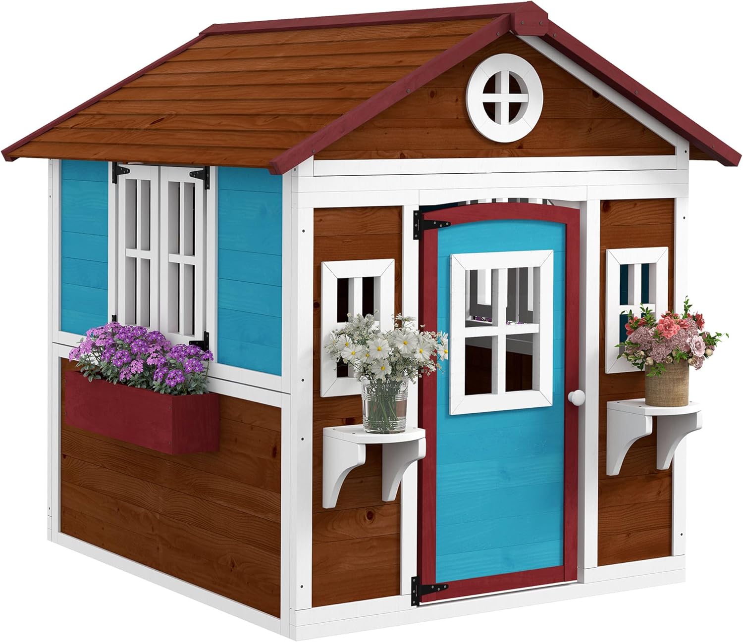 Outsunny Cabane Enfant Exterieur