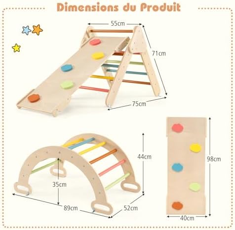 Vue 2 de Goplus En Triangle Arche