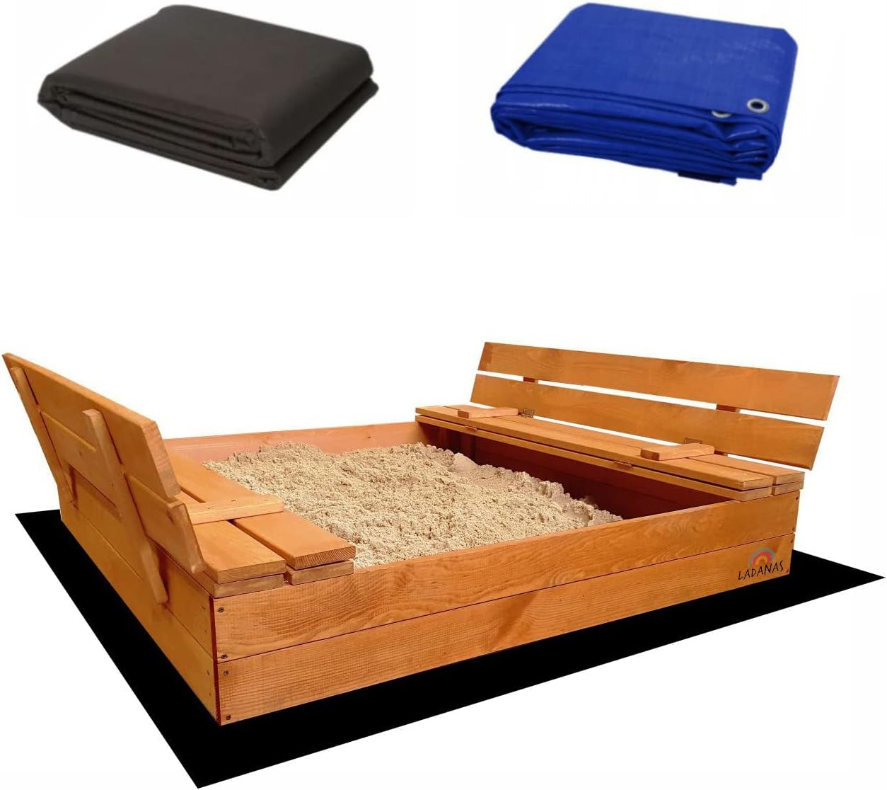 Bacs sable bois extérieur - Jeux de jardin en bois et équipements extérieur enfants