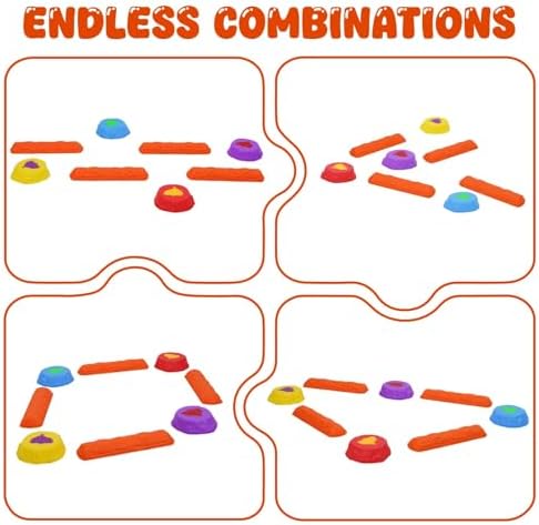 Vue 4 de Pierres Dequilibre Pour Enfants