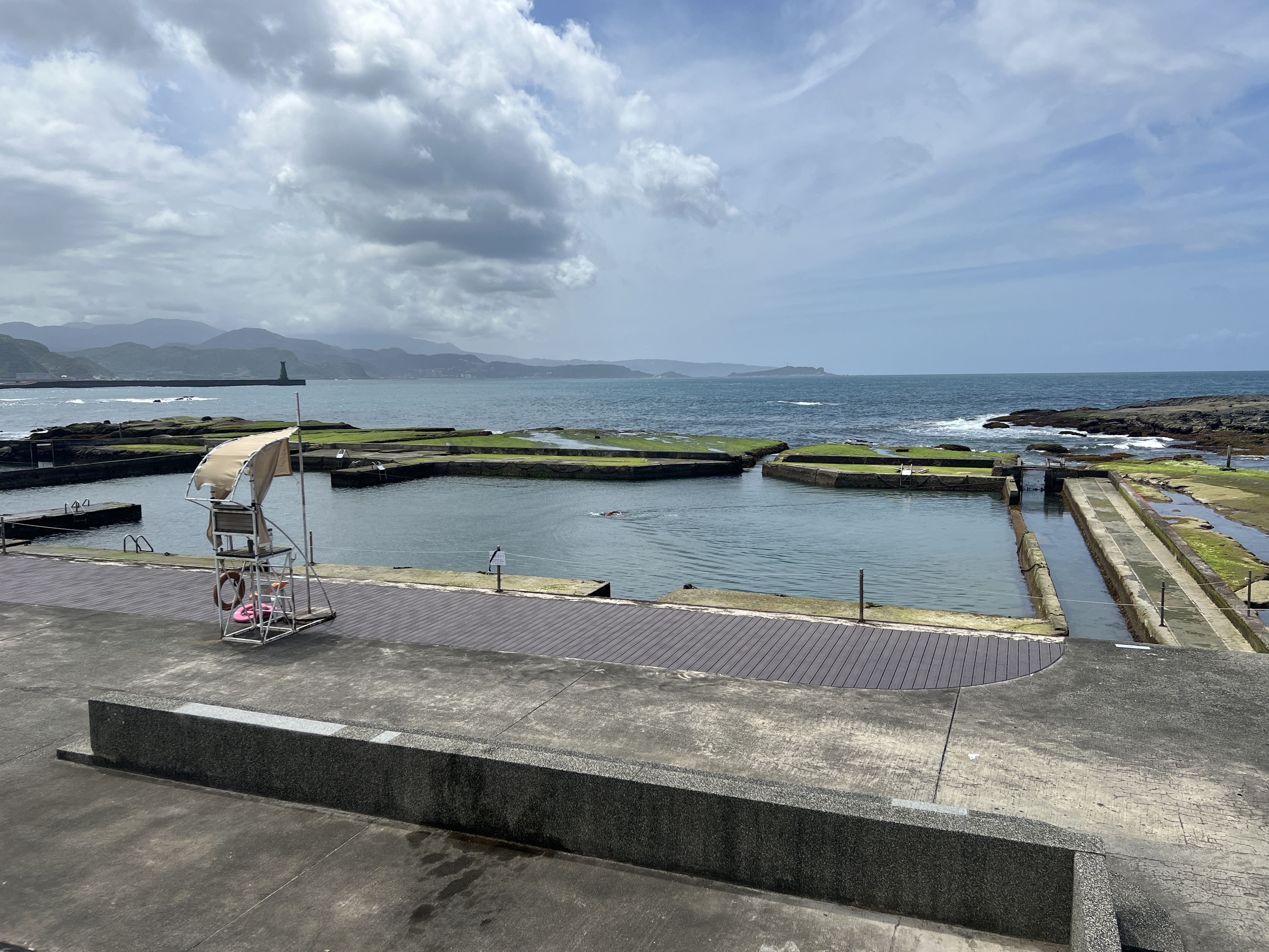 One of the saltwater pool for adults