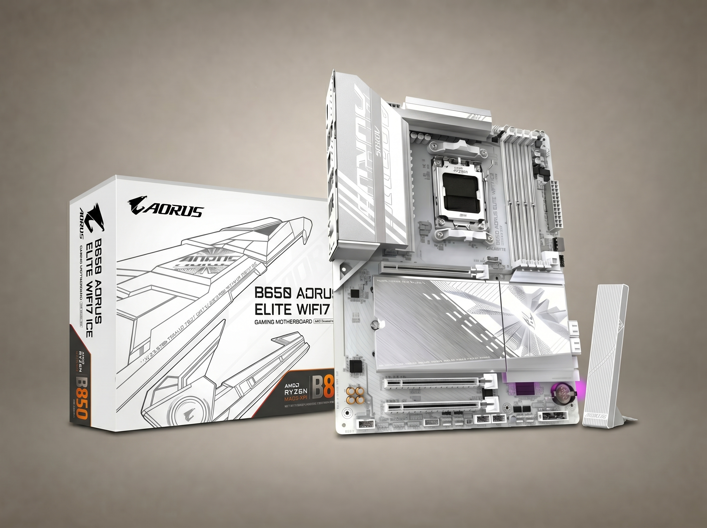 B850 AORUS Elite WiFi7 Ice