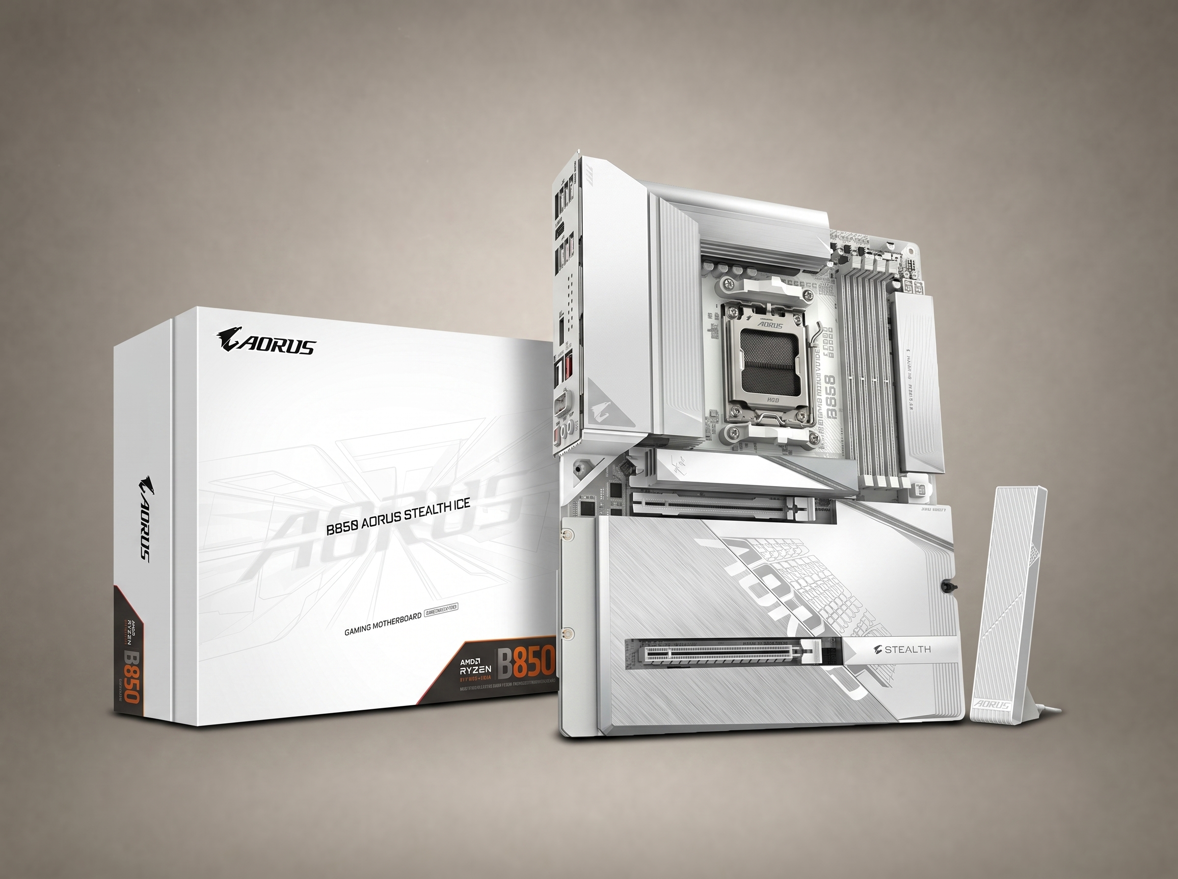 B850 AORUS Stealth Ice