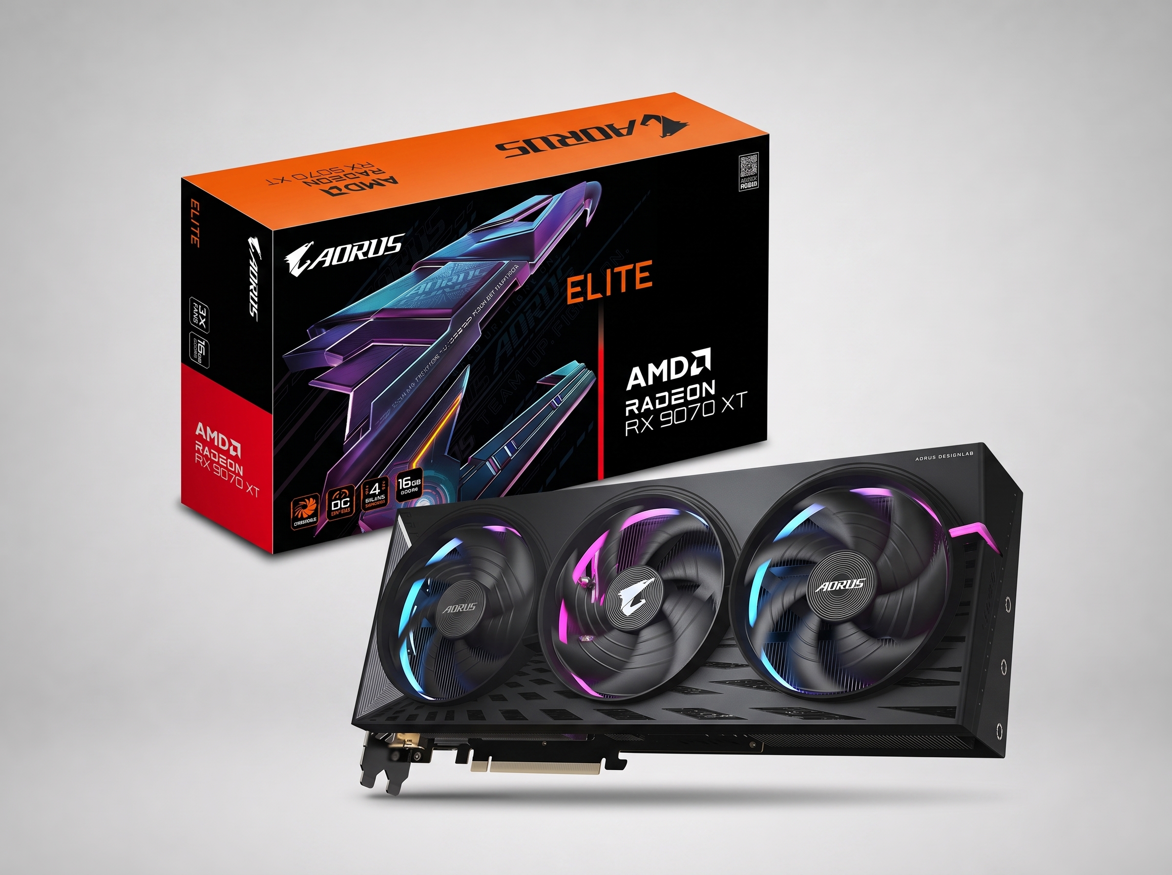 AORUS Radeon RX 9070 XT Elite 16GB