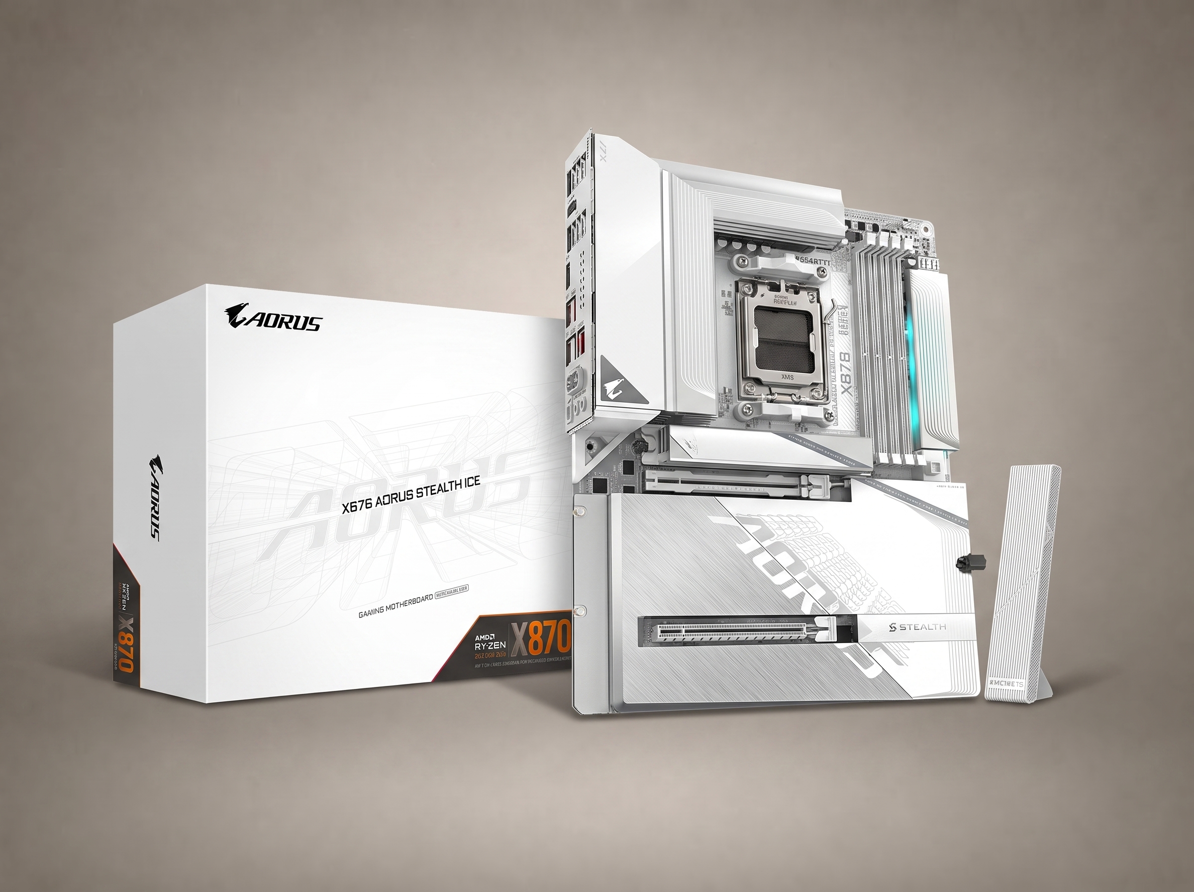 X870 AORUS Stealth Ice