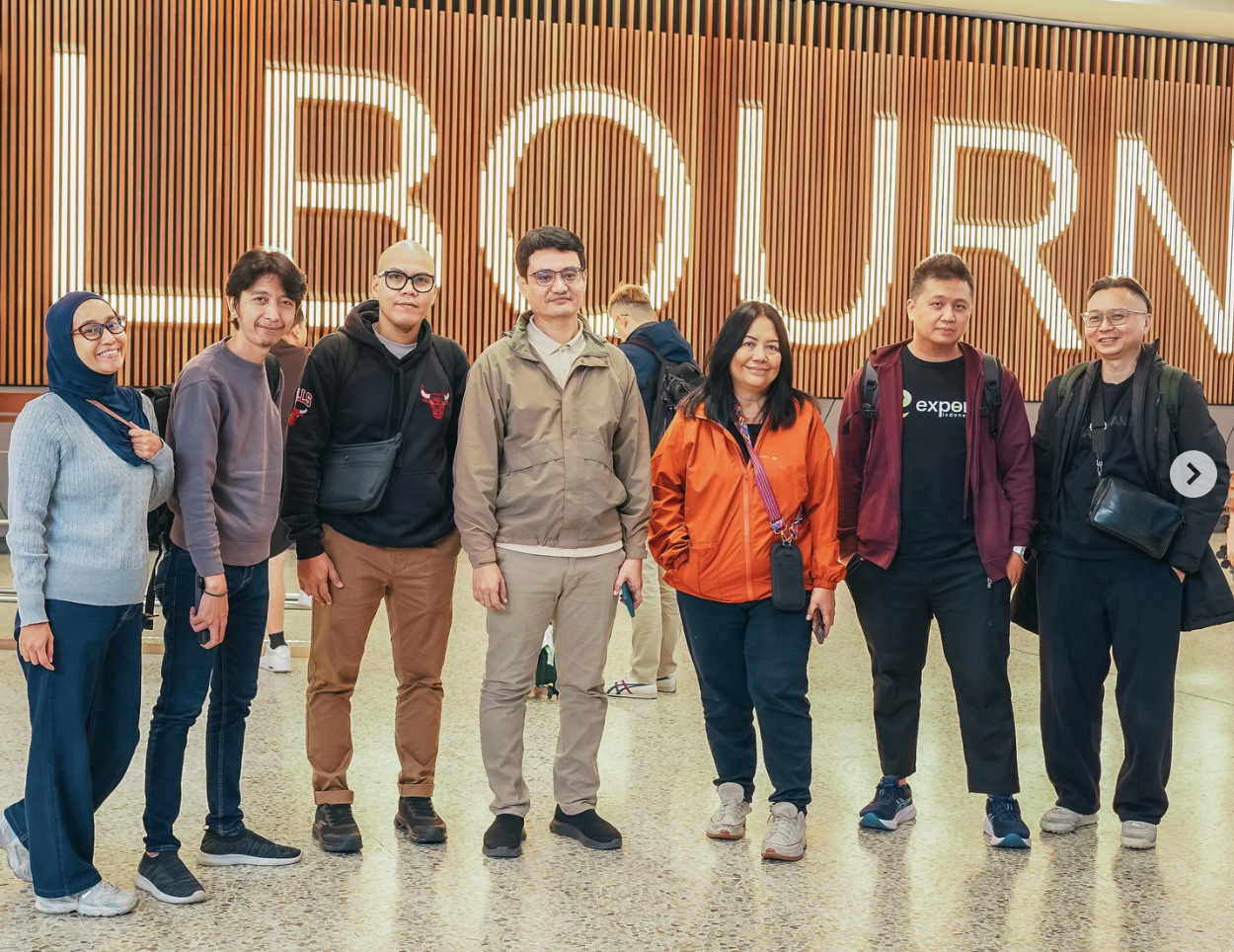 Team arrival and collective readiness in Melbourne for Indo Haus Market Melbourne Pop-up 2026