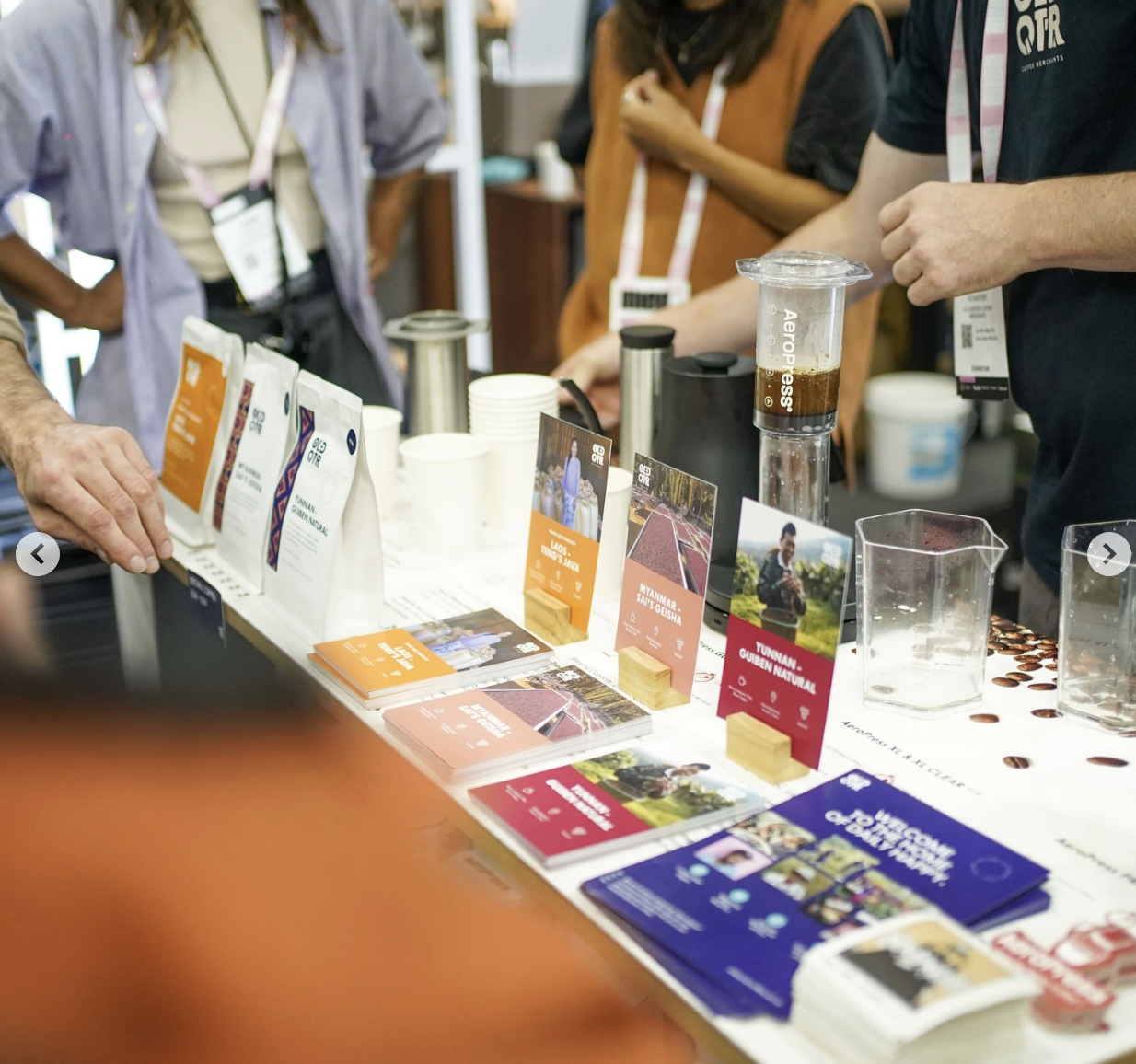 Product sampling and presentation activity during Indo Haus Market Melbourne Pop-up 2026