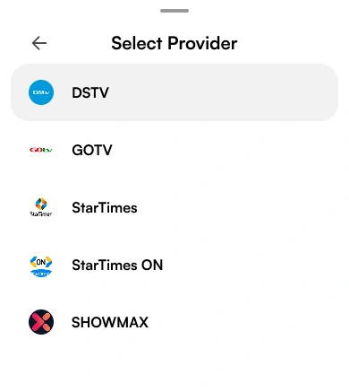 Cable television providers