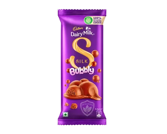 Cadbury Dairy Milk Silk Bubbly 120 gm