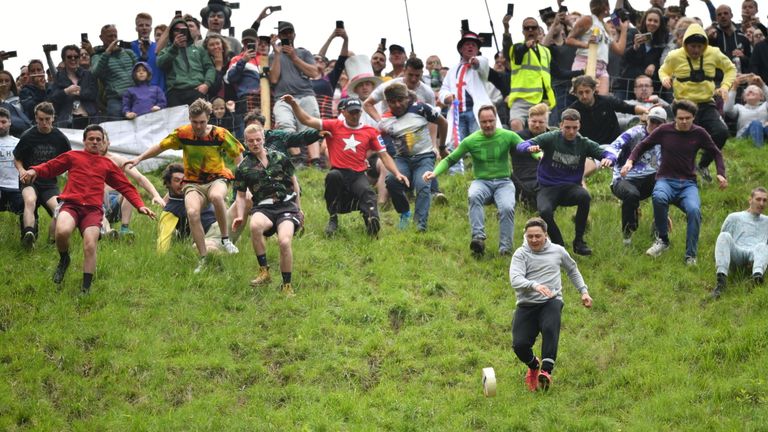 Cooper's Hill Cheese-Rolling
