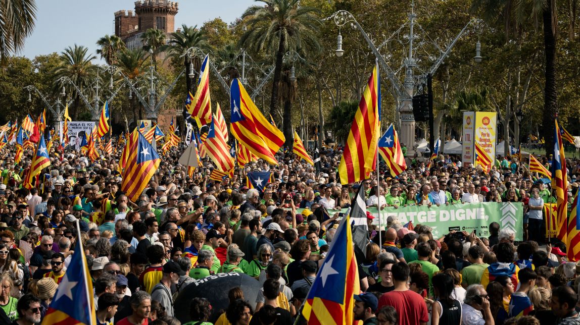 Banderas en la calle