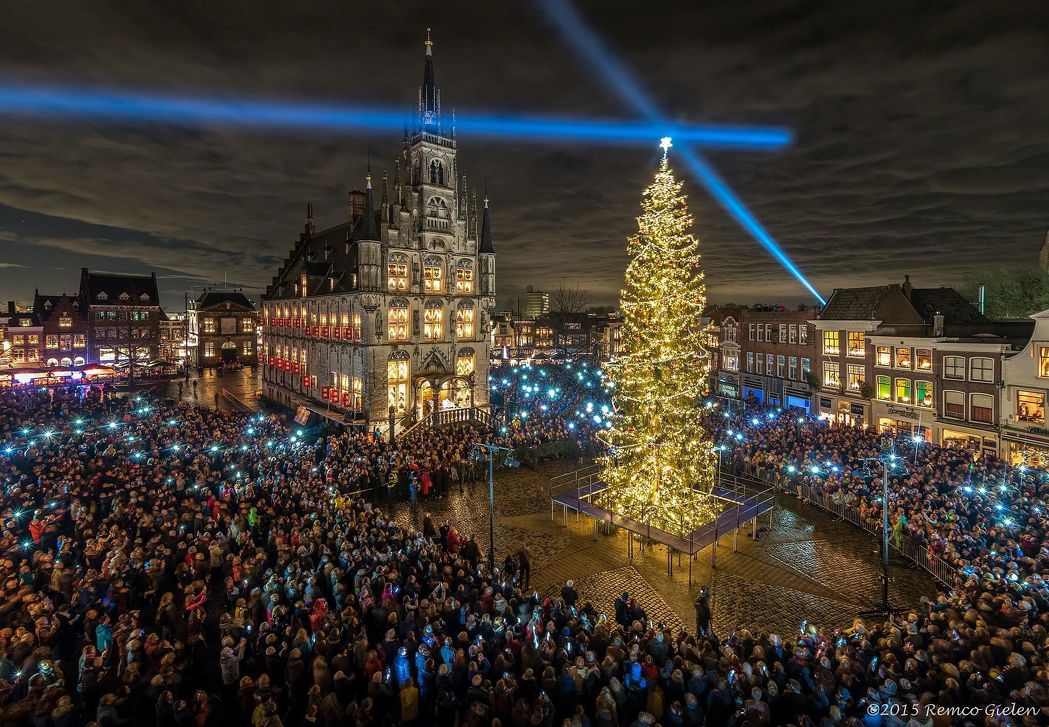 Gouda bij Kaarslicht