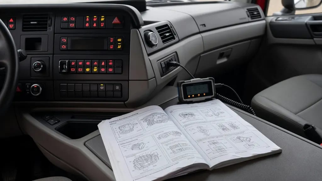 Mercedes Actros Kontrolki Opis