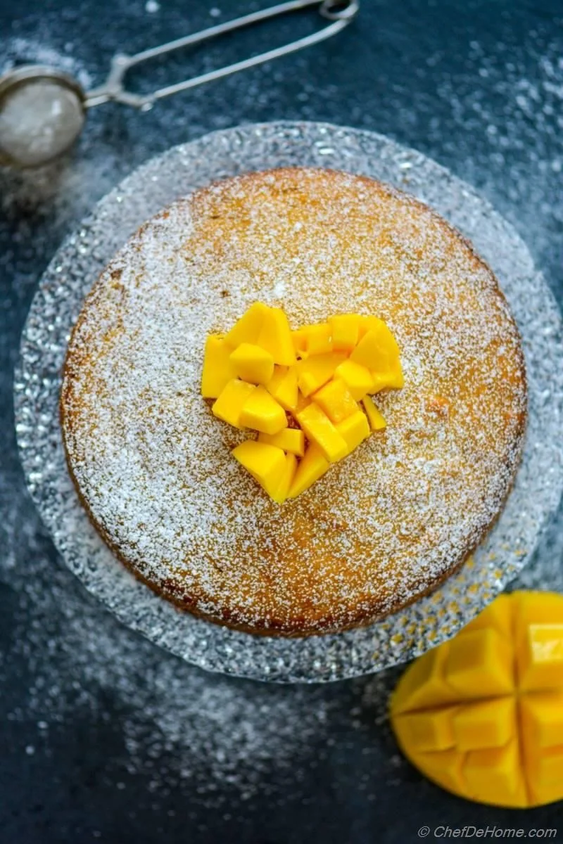 Mango Feast Cake Moist Mango Sponge Cake 2lbs Mango Cake Karachi Cake Delivery Fresh Mango Flavor Tropical Dessert Special Occasion Cake Karachi Cake Shop Online Cake Order Celebrate with Mango Cake