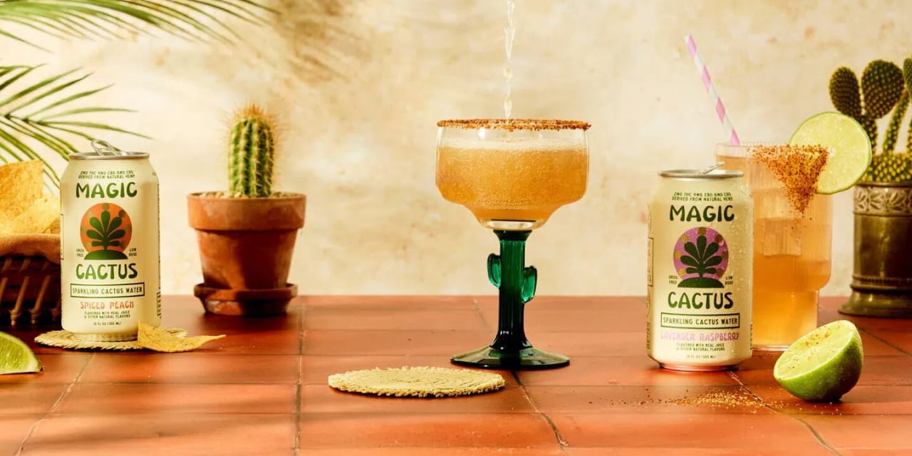 Magic Cactus THC Sparkling Prickly Pear