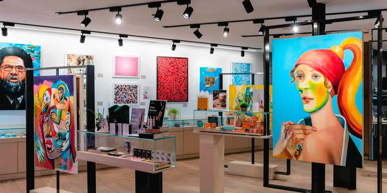 The Artist Tree dispensary art gallery