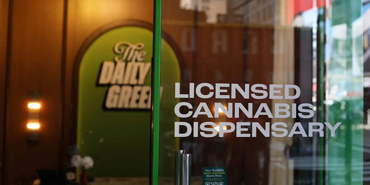 The Daily Green Times Square dispensary storefront