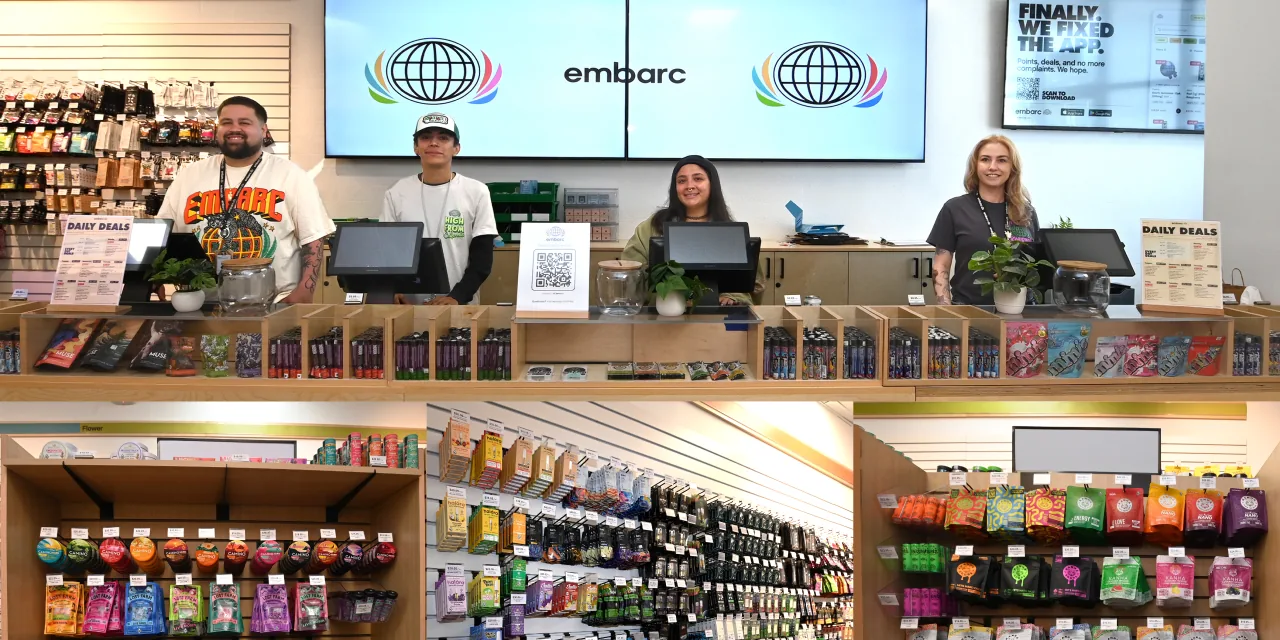 Embarc dispensary bodega-style interior
