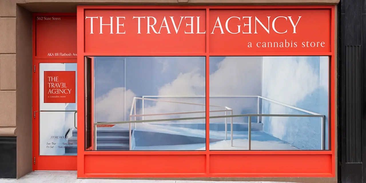 The Travel Agency dispensary SoHo interior