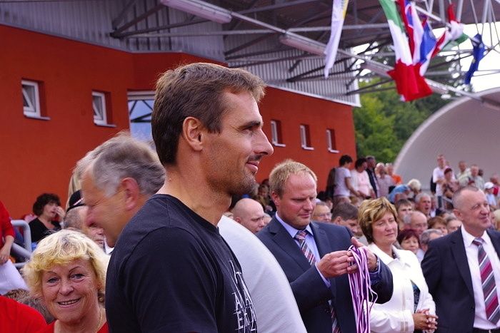 Slavnostní otevření stadionu Romana Šebrleho
