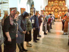БОГОСЛУЖЕНИЕ В ПРЕСТОЛЬНЫЙ ПРАЗДНИК ПОКРОВСКОГО ХРАМА (БЫВШЕГО ЖЕНСКОГО МОНАСТЫРЯ)