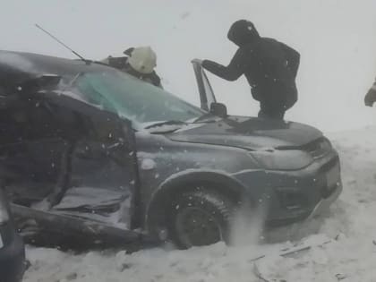 В Сакмарском районе спасатели деблокировали погибшего в ДТП водителя Лады Калины