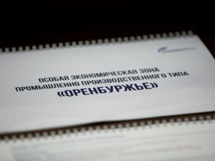 ОЭЗ «Оренбуржье» вышла на первое место в рейтинге Особых экономических зон