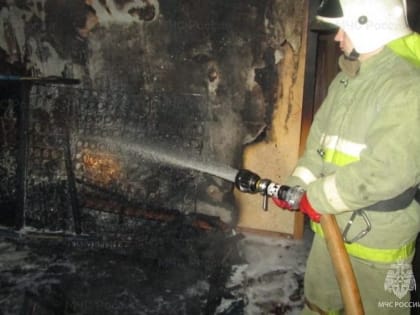 Десять спасателей тушили пожар в Аккермановке