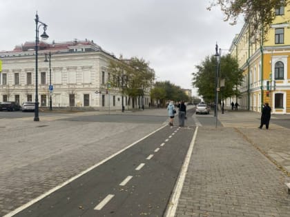 Реконструкция пешеходной улицы Советской в Оренбурге продолжается