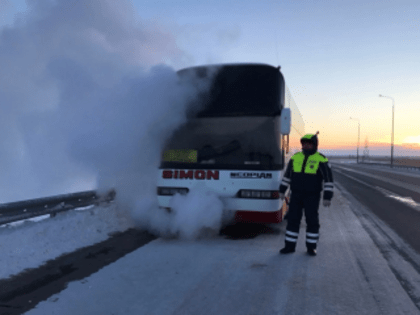 В Госавтоинспекции России рассказали о происшествии с автобусом на трассе Оренбург — Самара