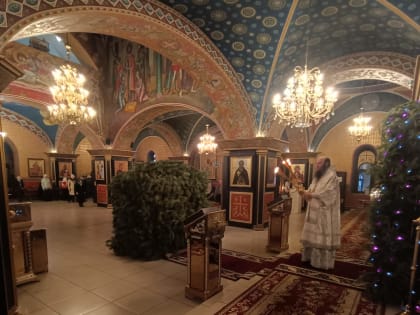 ЕПИСКОП ОРСКИЙ И ГАЙСКИЙ ИРИНЕЙ ВОЗГЛАВИЛ БОЖЕСТВЕННУЮ ЛИТУРГИЮ И ПОСЕТИЛ РОЖДЕСТВЕНСКИЙ УТРЕННИК В СВЯТО-ГЕОРГИЕВСКОМ КАФЕДРАЛЬНОМ СОБОРЕ