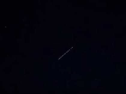 Starlink Илона Маска снова пролетел над Оренбургом