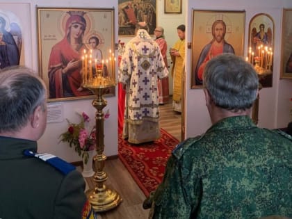 Посещение епископа Иринея в селе Банное