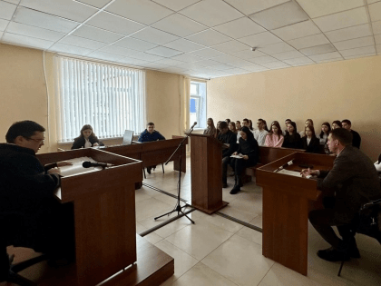 Судебный процесс посетили студенты ГАПОУ «Педагогический колледж г. Бугуруслана»