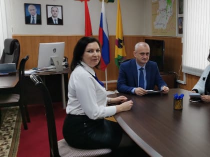 Рабочая встреча с Главой МО Тюльганский район