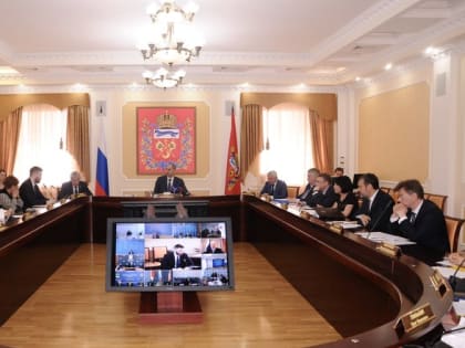 Владимир Бобров принял участие в очередном заседании регионального правительства