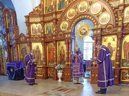 АРХИЕРЕЙСКОЕ БОГОСЛУЖЕНИЕ В ПЕРВУЮ СУББОТУ ВЕЛИКОГО ПОСТА