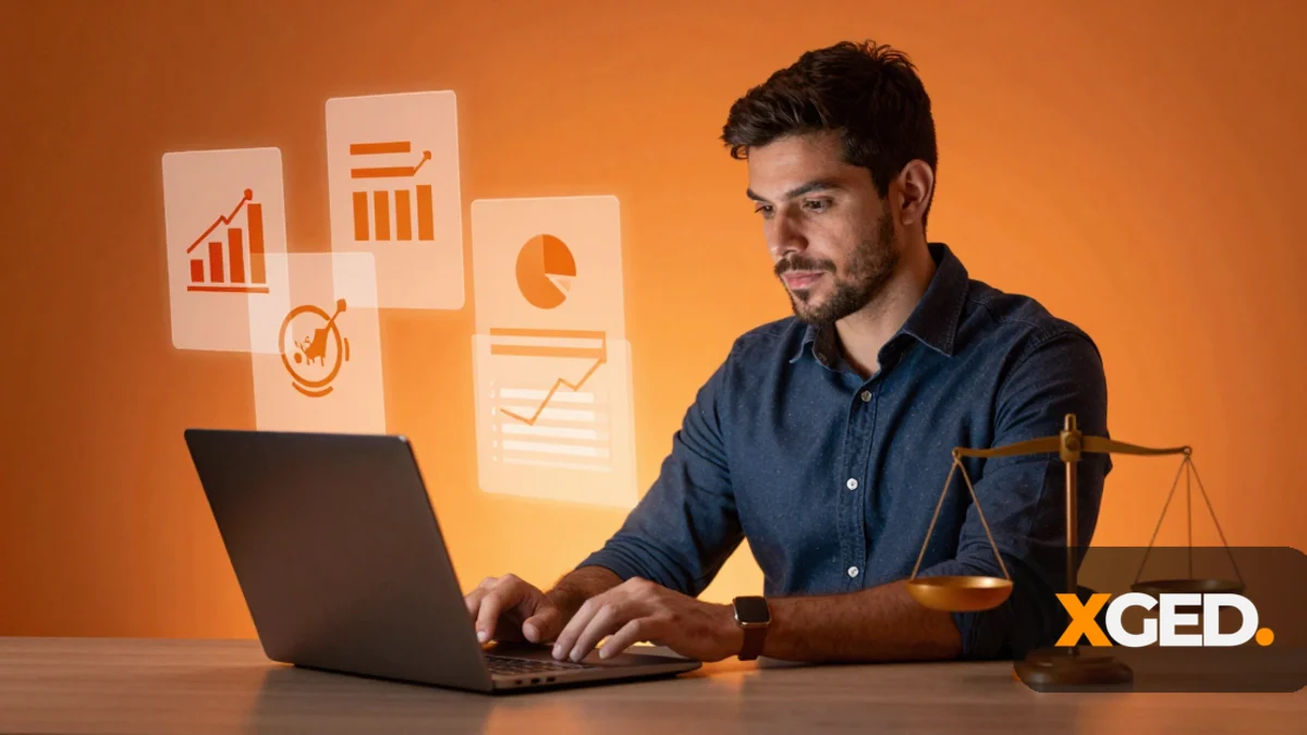 Empresária avaliando investimento e retorno de um blog profissional