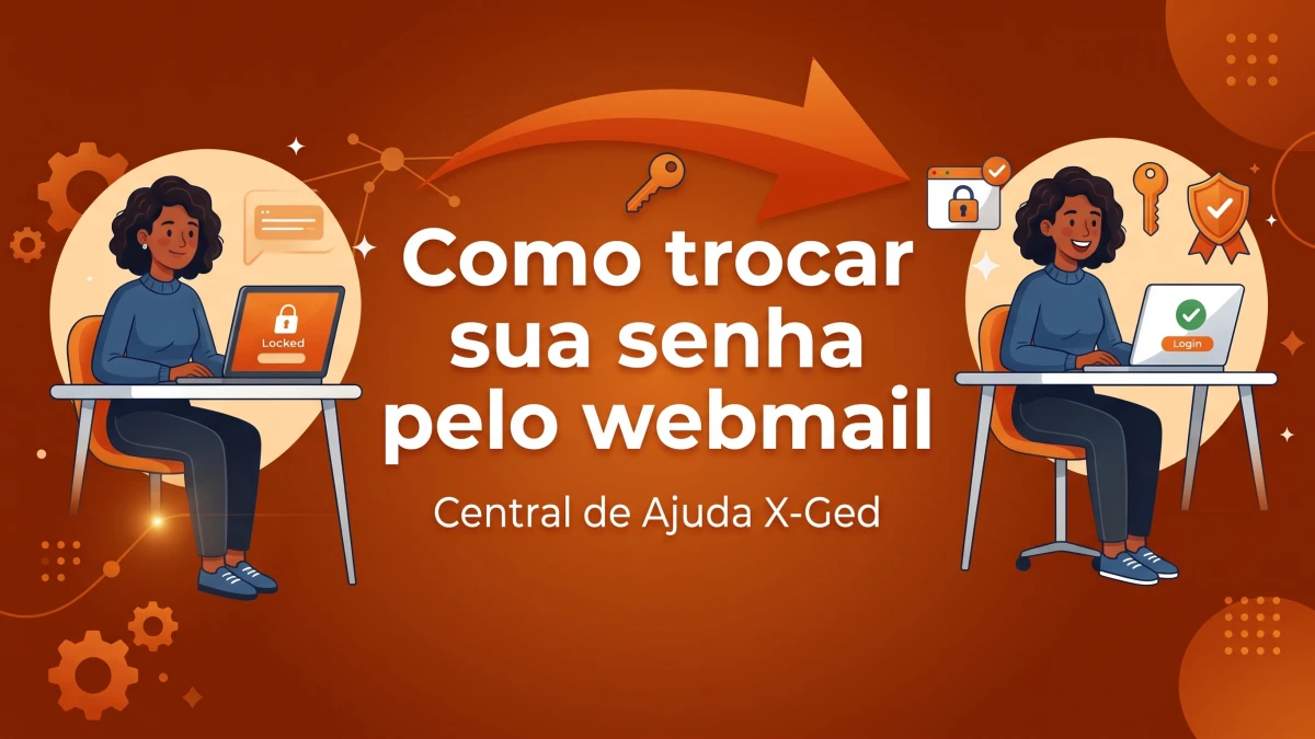 Como alterar a senha de uma conta de e-mail