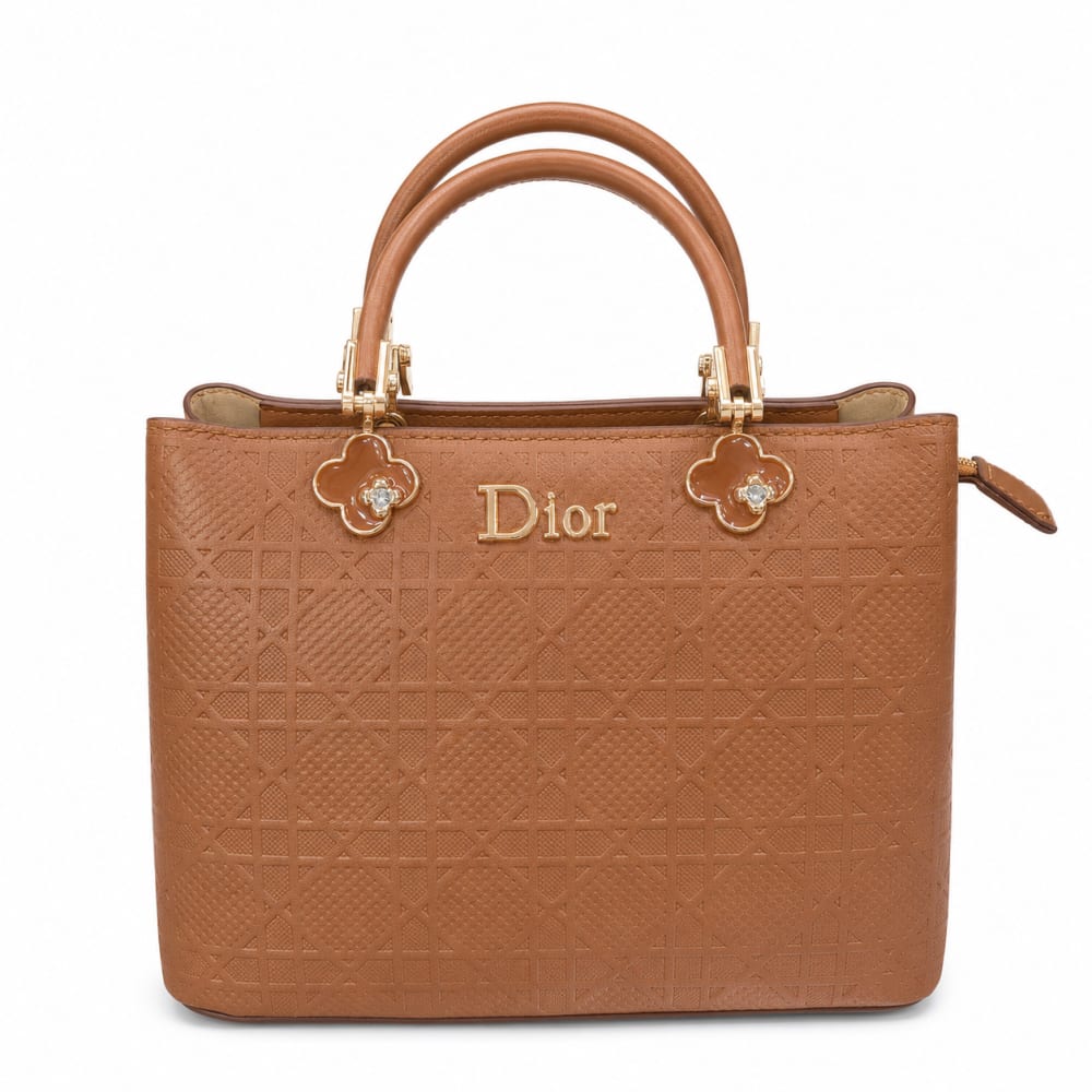 شنطة كروس جلد مطبوع Dior مستورد