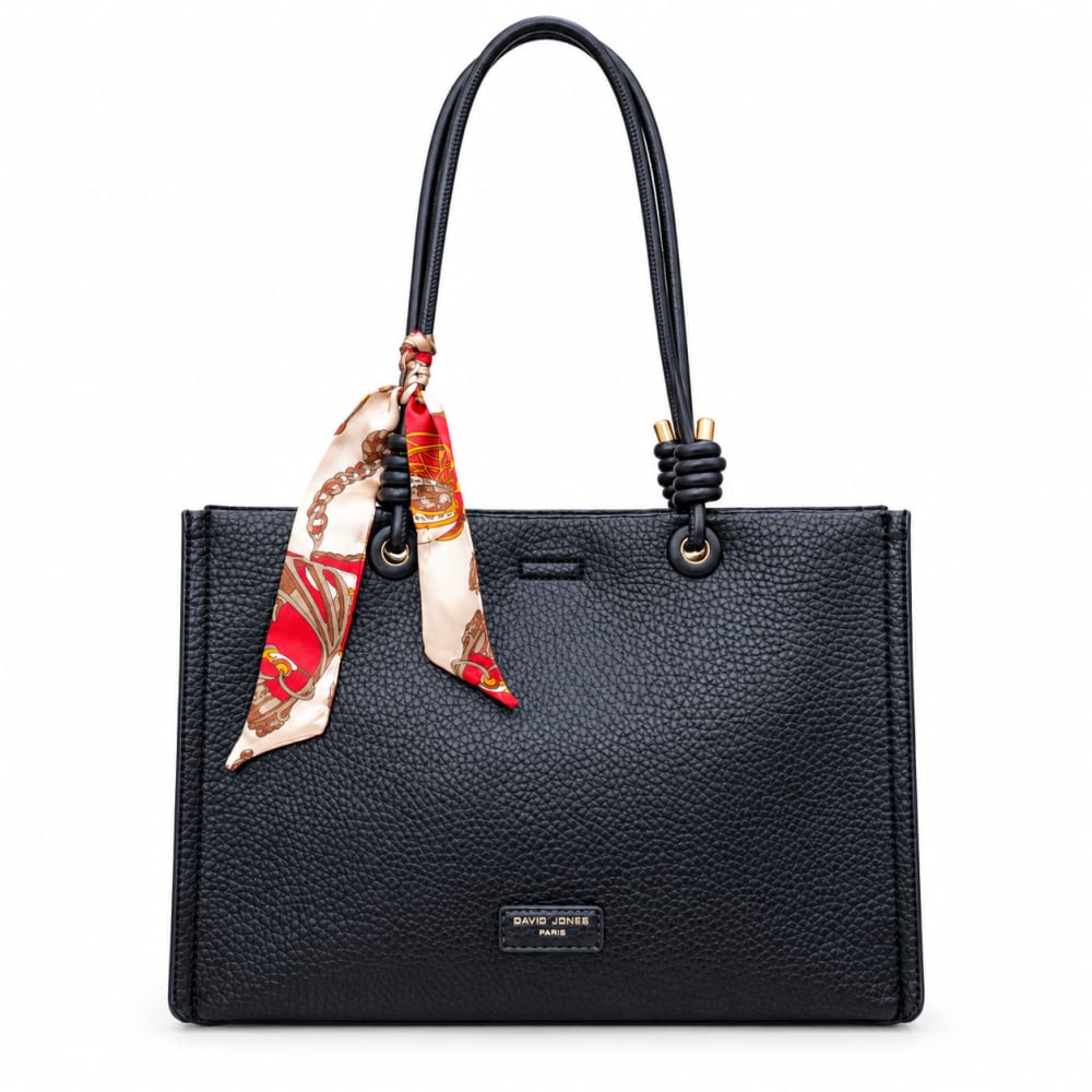 شنطة برواز اسكارف جلد محبب DAVID JONES