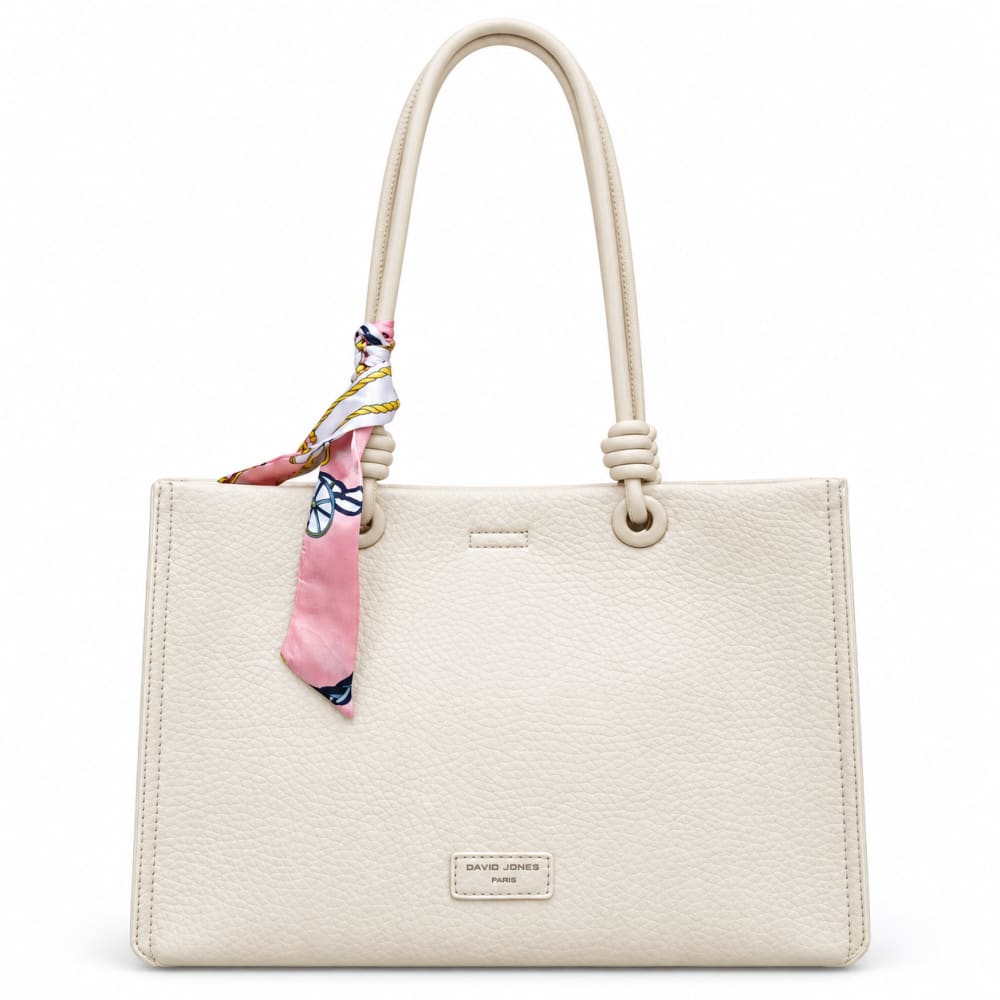شنطة برواز اسكارف جلد محبب DAVID JONES